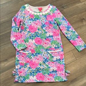 Vibrant Floral Pattern Dress